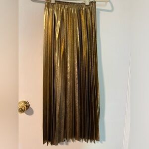 Gold Oak + Fort pleated skirt